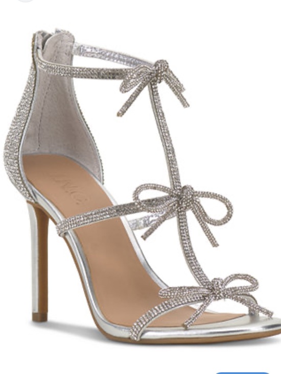 INC International Concepts Shoes - INC Women's Nolino Beaded Bow T-Strap Dress Sandals